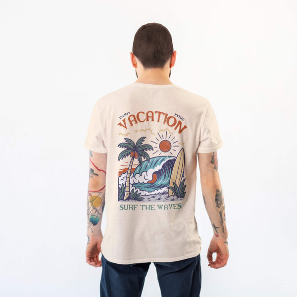 Organic Surf The Waves Tee