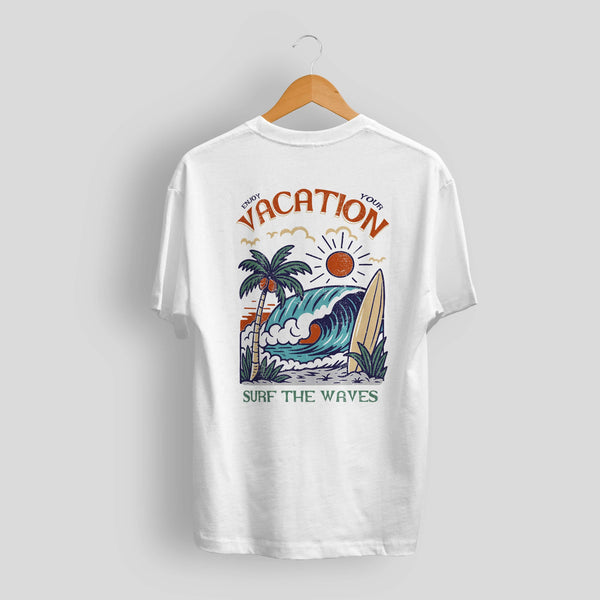 Organic Surf The Waves Tee