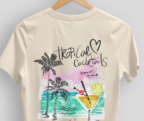 Organic Tropical Cocktails Tee