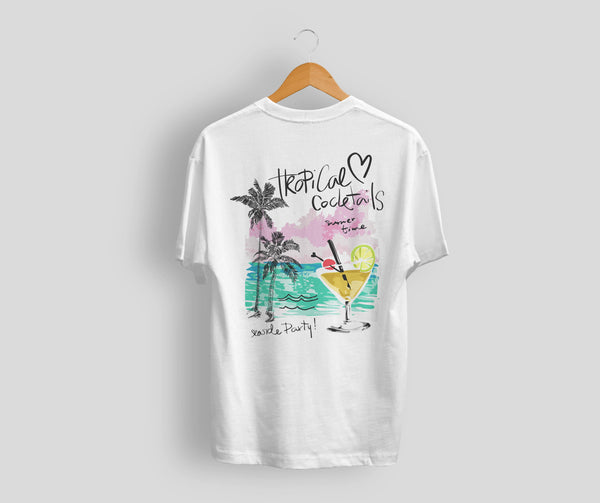 Organic Tropical Cocktails Tee